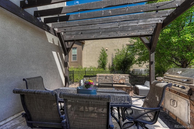 15235 W Iliff Ave, Lakewood, CO 80228 - view of patio / terrace featuring a pergola