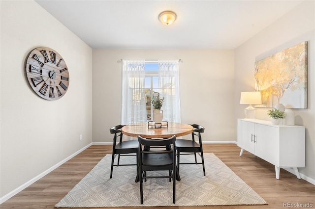 dining room featuring hardwood / wood-style floors