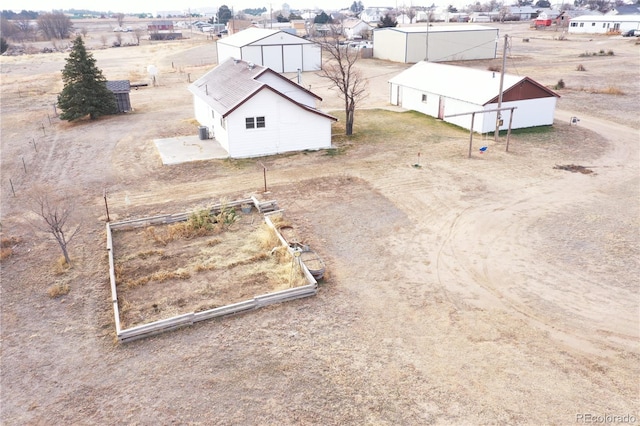 bird's eye view featuring a rural view