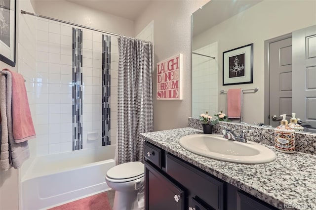 6883 E 132nd Pl, Thornton, CO 80602 - full bath with vanity and shower / bath combo with shower curtain