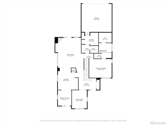 10205 Bluffmont Dr, Lone Tree, CO 80124 - view of home floor plan