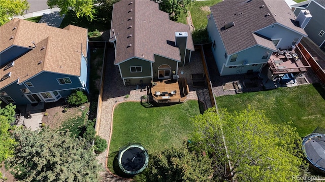 728 Poppywood Pl, Highlands Ranch, CO 80126 - aerial perspective of suburban area