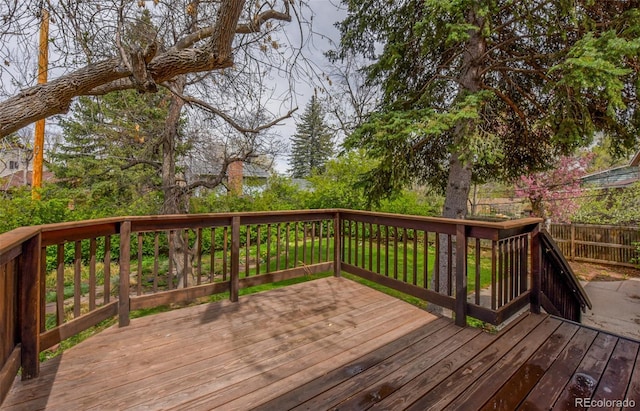 view of deck
