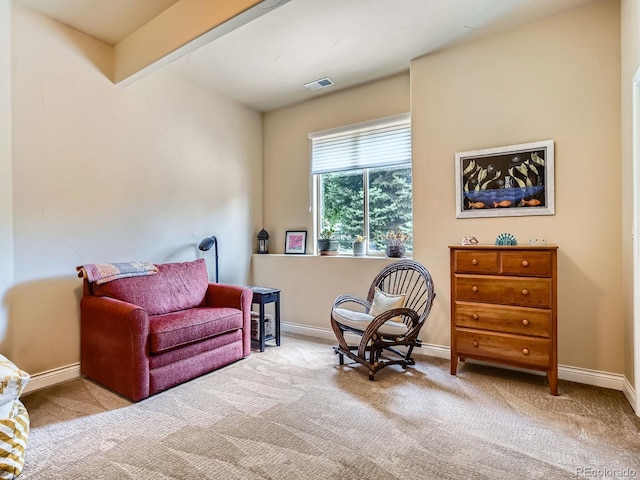5092 S Allison Way, Littleton, CO 80123 - sitting room featuring carpet and baseboards