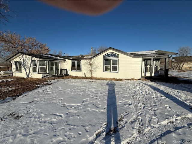 view of front of home