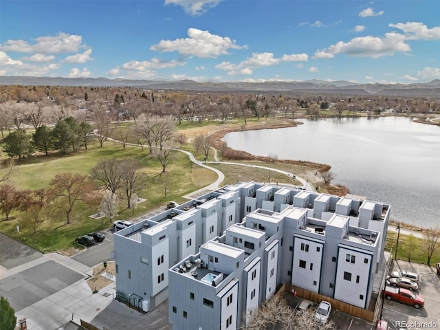 3101 W 47th Ave Unit 14, Denver, CO 80211 - aerial view of a water and mountain view