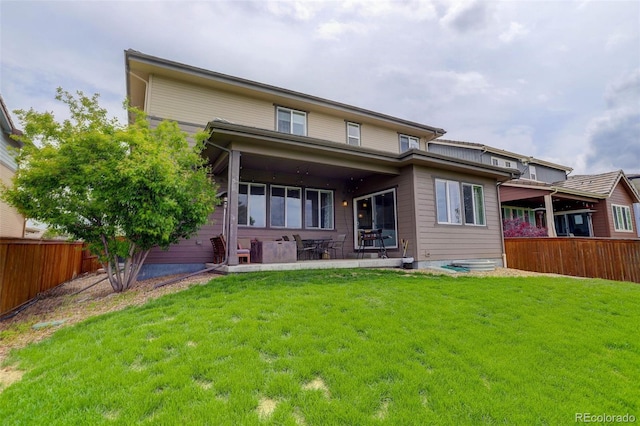 10906 Touchstone Loop, Parker, CO 80134 - back of property with a patio