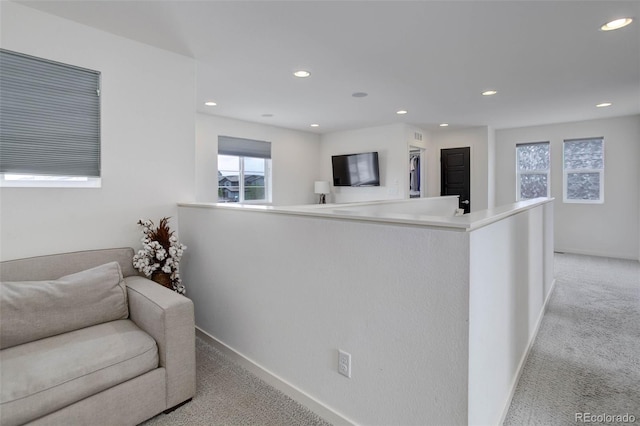 10906 Touchstone Loop, Parker, CO 80134 - carpeted living area with recessed lighting and baseboards