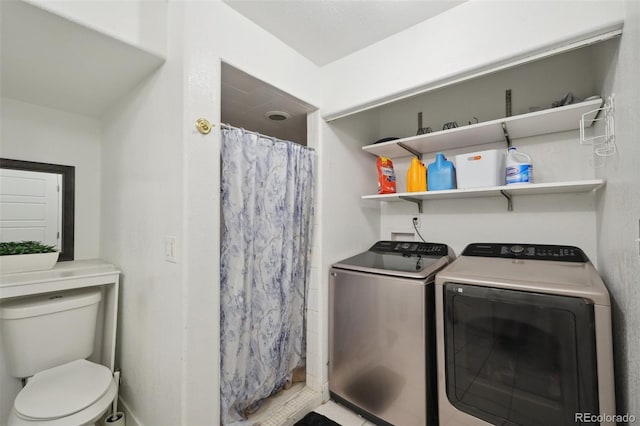 21111 E 43rd Ave, Denver, CO 80249 - clothes washing area featuring washer and clothes dryer