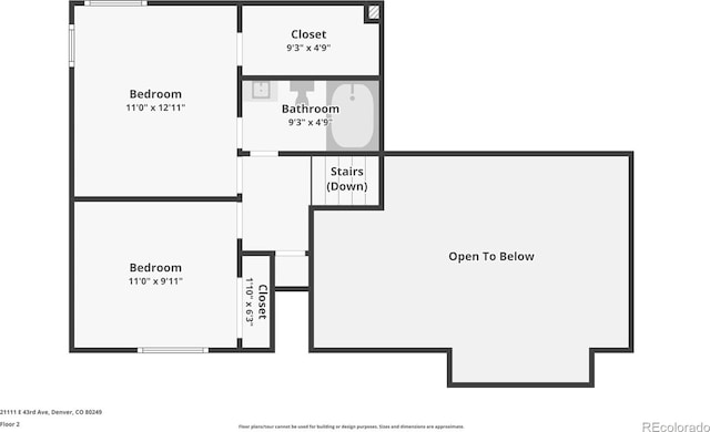 21111 E 43rd Ave, Denver, CO 80249 - home floor plan