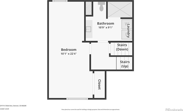 21111 E 43rd Ave, Denver, CO 80249 - property floor plan