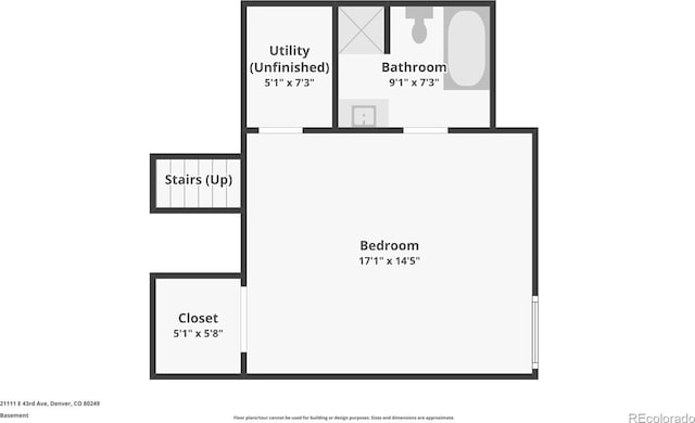 21111 E 43rd Ave, Denver, CO 80249 - floor plan / room layout