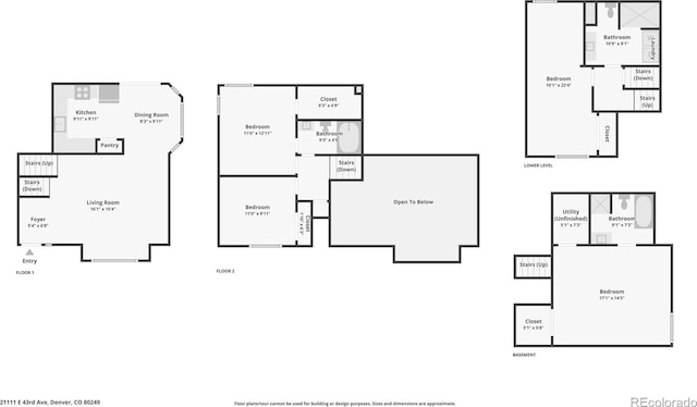 21111 E 43rd Ave, Denver, CO 80249 - room layout