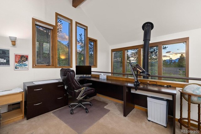 82 Lenawee Ln, Dillon, CO 80435 - home office with plenty of natural light and light colored carpet