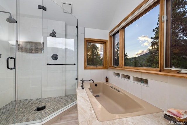 82 Lenawee Ln, Dillon, CO 80435 - bathroom with a garden tub and a shower stall
