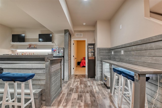 4544 Portillo Pl, Colorado Springs, CO 80924 - interior space with wood finished floors and visible vents