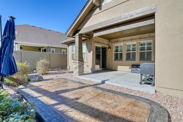 4544 Portillo Pl, Colorado Springs, CO 80924 - view of patio / terrace with fence