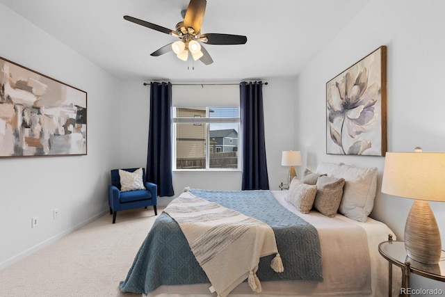 17960 Weymouth Ave, Parker, CO 80134 - bedroom with carpet and ceiling fan