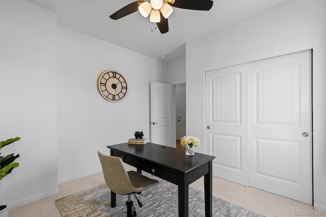 17960 Weymouth Ave, Parker, CO 80134 - office space featuring light colored carpet and ceiling fan