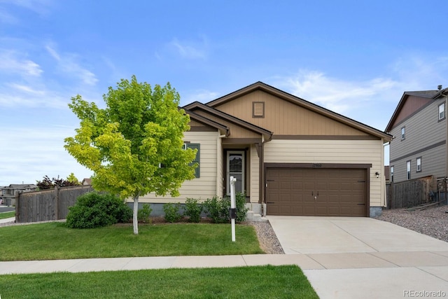 17960 Weymouth Ave, Parker, CO 80134 - single story home with an attached garage and concrete driveway