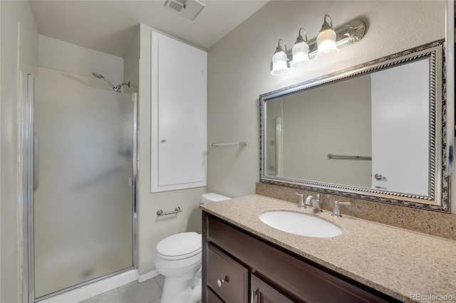 10116 Quivas St, Thornton, CO 80260 - full bathroom with a stall shower, vanity, and tile patterned flooring