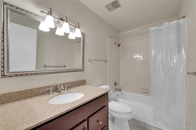 10116 Quivas St, Thornton, CO 80260 - bathroom with vanity, shower / tub combo with curtain, and tile patterned floors