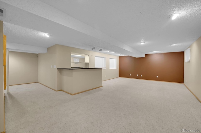 10116 Quivas St, Thornton, CO 80260 - basement with carpet flooring and a textured ceiling