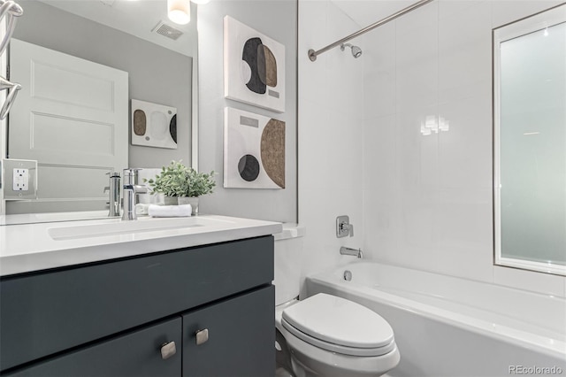 4922 Lowell Blvd Unit 2, Denver, CO 80221 - full bathroom featuring toilet, vanity, and shower / washtub combination