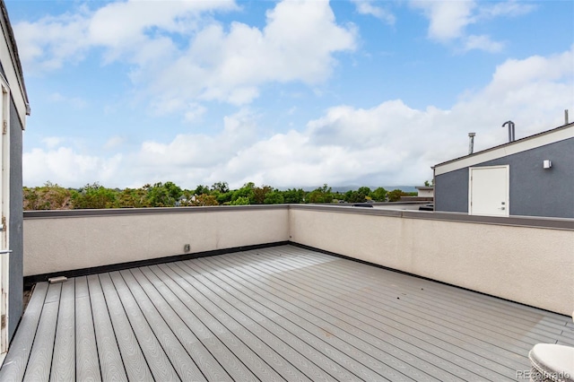 4922 Lowell Blvd Unit 2, Denver, CO 80221 - view of wooden terrace