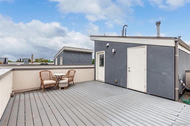 4922 Lowell Blvd Unit 2, Denver, CO 80221 - view of wooden deck