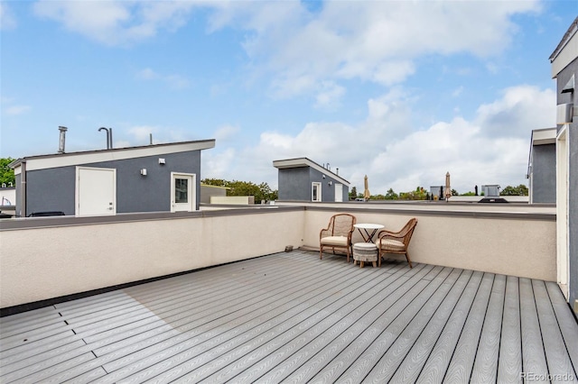 4922 Lowell Blvd Unit 2, Denver, CO 80221 - view of wooden deck