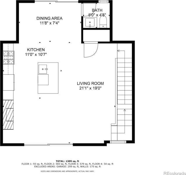 4922 Lowell Blvd Unit 2, Denver, CO 80221 - room layout