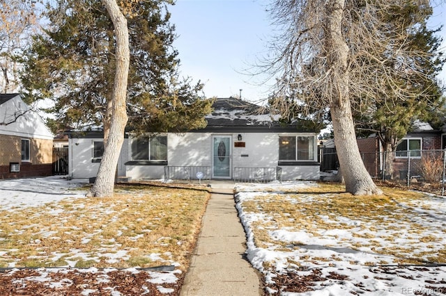 view of front of home