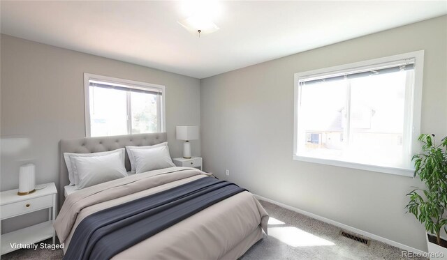720 Northwoods Dr W, Woodland Park, CO 80863 - bedroom with carpet floors, baseboards, and visible vents