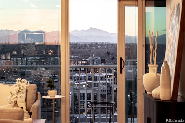 1700 Bassett St Unit 2117, Denver, CO 80202 - balcony with a mountain view and a city view