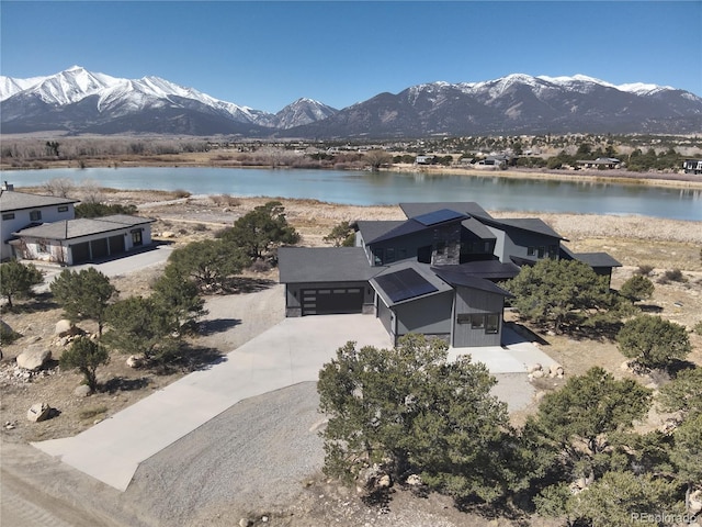 29918 Teal Run, Buena Vista, CO 81211 - aerial view of property and surrounding area featuring a water and mountain view