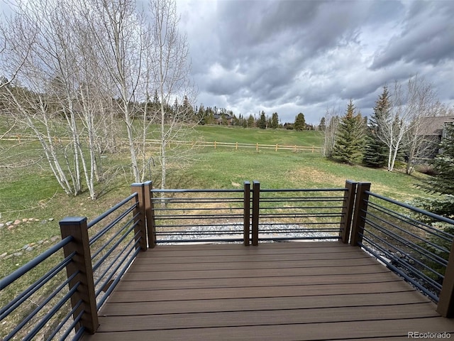 19 S Rd, Breckenridge, CO 80424 - wooden deck featuring a rural view
