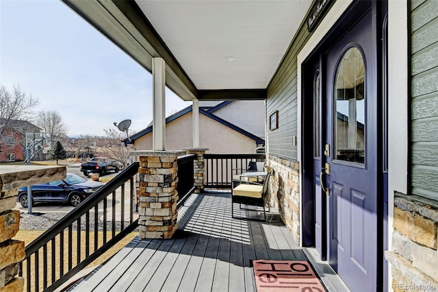 view of deck
