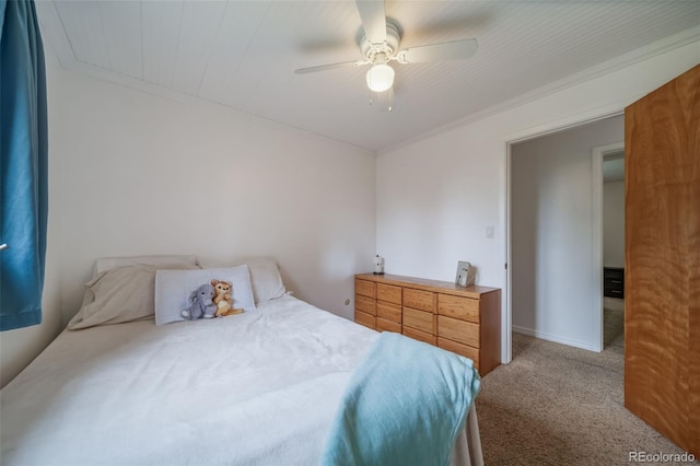 2276 S Dover Way, Lakewood, CO 80227 - bedroom with carpet floors and a ceiling fan