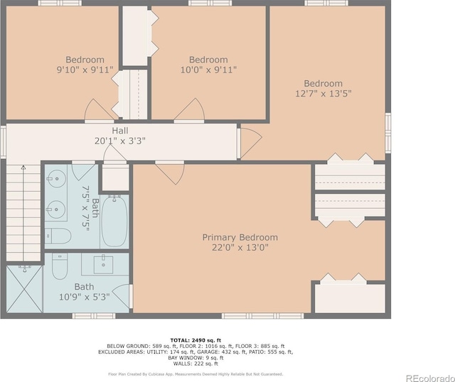 2276 S Dover Way, Lakewood, CO 80227 - floor plan / room layout