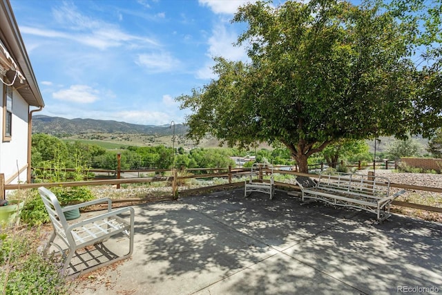 534 Crestone Ave, Salida, CO 81201 - view of patio featuring a mountain view
