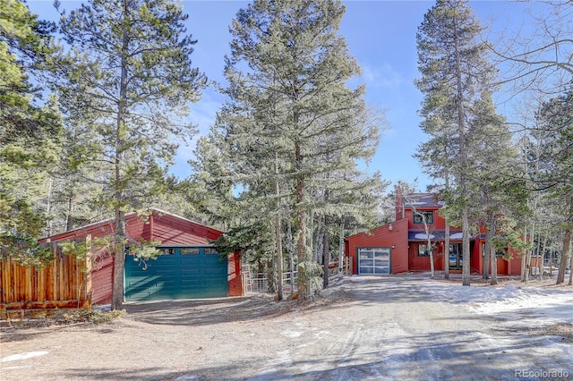 view of front of property