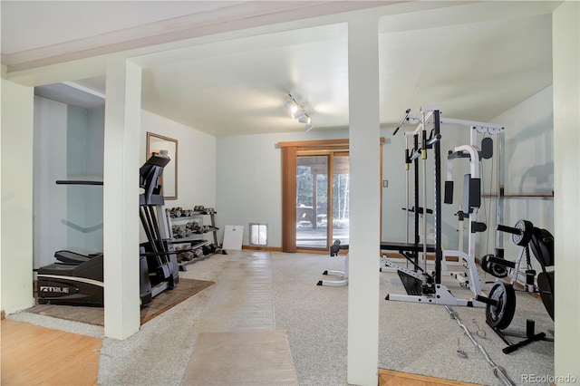 view of workout room