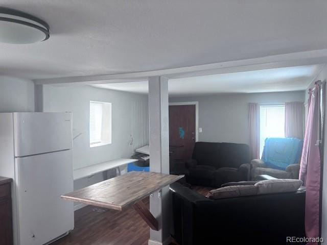 310 E Strong Ave, Trinidad, CO 81082 - living area with wood finished floors