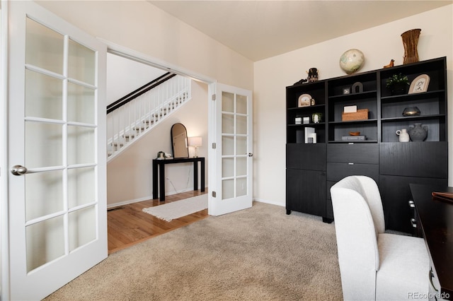 3027 Walnut Grove St, Erie, CO 80516 - office with french doors and light colored carpet