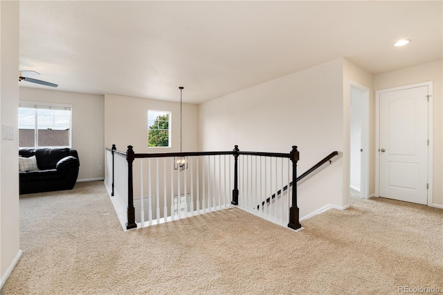 3027 Walnut Grove St, Erie, CO 80516 - hallway featuring an upstairs landing and carpet floors