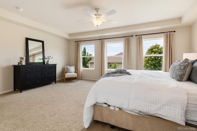 3027 Walnut Grove St, Erie, CO 80516 - carpeted bedroom with multiple windows and ceiling fan