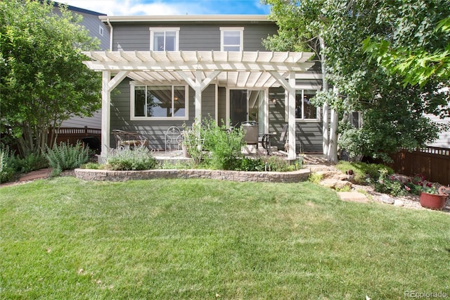 3027 Walnut Grove St, Erie, CO 80516 - back of house featuring a pergola and a patio