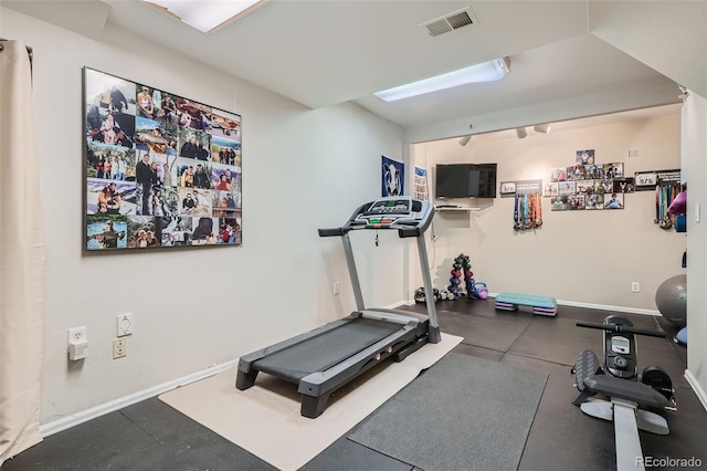 view of exercise room