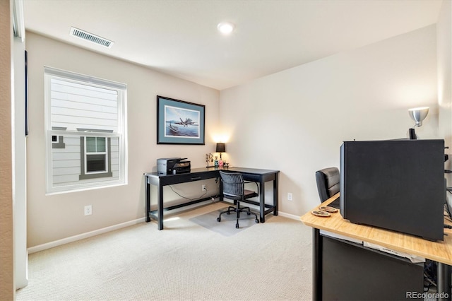 8586 Holman Ct Unit A, Arvada, CO 80005 - carpeted office featuring baseboards and recessed lighting